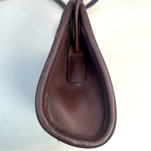 Rare Vintage Mahogany Coach Disco Crossbody Near Mint PRICE FIRM NWOT - Picture 3 of 16